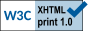 valid xhtml icon